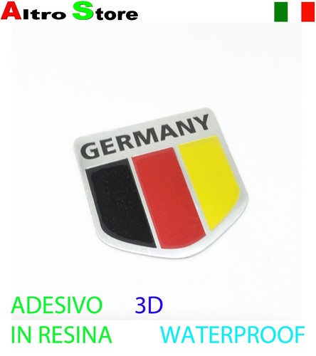 Adesivo Auto Bandiera Germania Kiwistar - Resistente E Di Alta Qualità Per Esterni (7 Misure) - 3