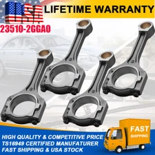 4PCS Engine Connecting Rod for 2011-20 Kia Sorento Sportage Hyundai Sonata 2.4L