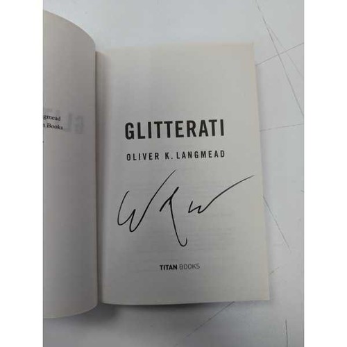 Glitterati by Oliver K. Langmead PAPERBACK SIGNED EDITION - Imagen 2 de 2