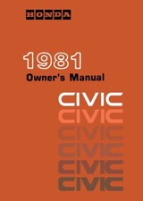 1981 Honda Civic Owners Manual