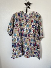 BARCO Uniforms Bears Scrub Top XL