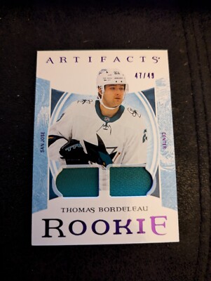 2022-23 Upper Deck Artifacts - Rookies Purple Material Relics #178 Thomas...