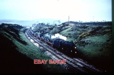 35mm SLIDE LMS BLACK 5 LOCO NO 45268 AT SHAP 1/6/67