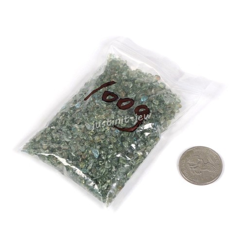 100g Gemstone Polished Chips Crushed Tumbled Stone Crystal Healing Embellishment - Afbeelding 349 van 364