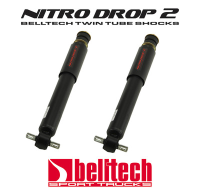 99-06 Silverado/Sierra Nitro Drop 2 Front Shocks 2'' - 5'' Drop (Pair) 2WD