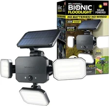Bell + Howell Bionic Floodlight Motion Sensing Outdoor Light with Remote Control