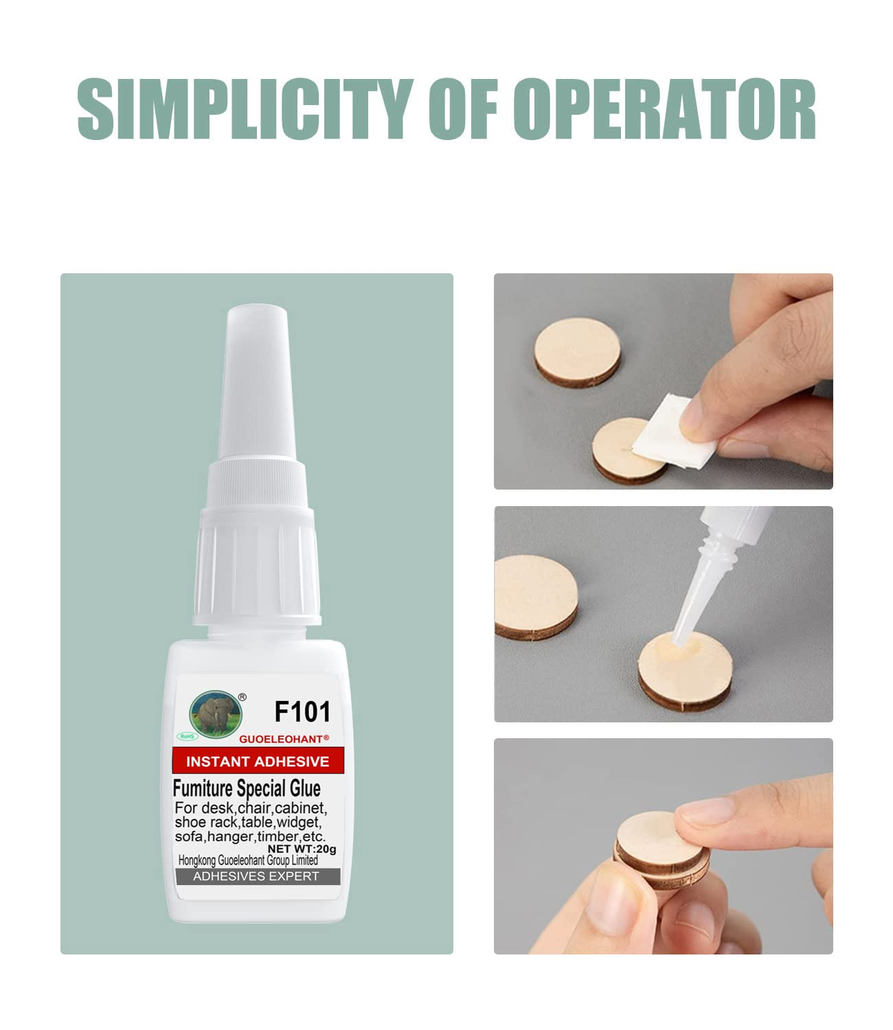 Wood Glue for Furniture, Professional Furniture Repair Glue, for All Kinds of Wo eBay