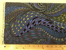 Free Spirit Blue Algae Fabric by Adrienne Leban The Spirit to Create