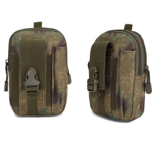 Military Tactical Molle Belt Waist Bag Outdoor Hiking Phone Pack Pouch Pocket US - Picture 34 of 41