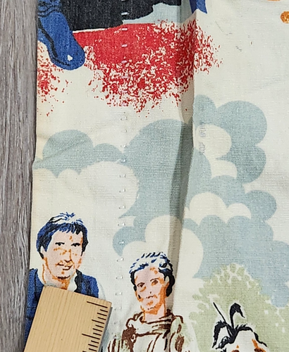 Vintage Star Wars Curtain VI Return of the Jedi 1983 Retro Sears 1 Drape Panel B - Picture 3 of 23