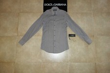 Dolce&Gabbana Black Label GOLD Checked Shirt Camicia 38(15)MadeInItaly 100% Auth