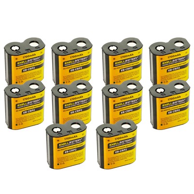 10x 6V 1700mAh CRP2 Photo Battery Compatible With 223 23-175 2CR-P2 5024LC 6204