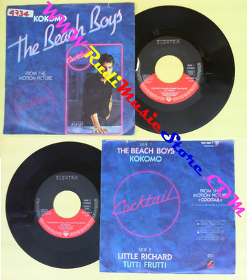 LP 45 7'' THE BEACH BOYS Kokomo LITTLE RICHARD Tutti frutti 1988 no cd mc dvd *