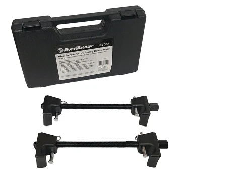 Macpherson strut compressor outlet
