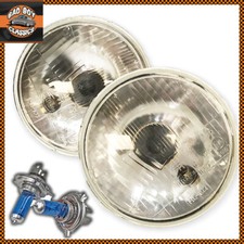 Pair 5 34 Halogen Headlights Headlamps Conversion Classic Car Pilot Pair 5 34 Halogen Headlights Headlamps Conversion Classic Car Pilot