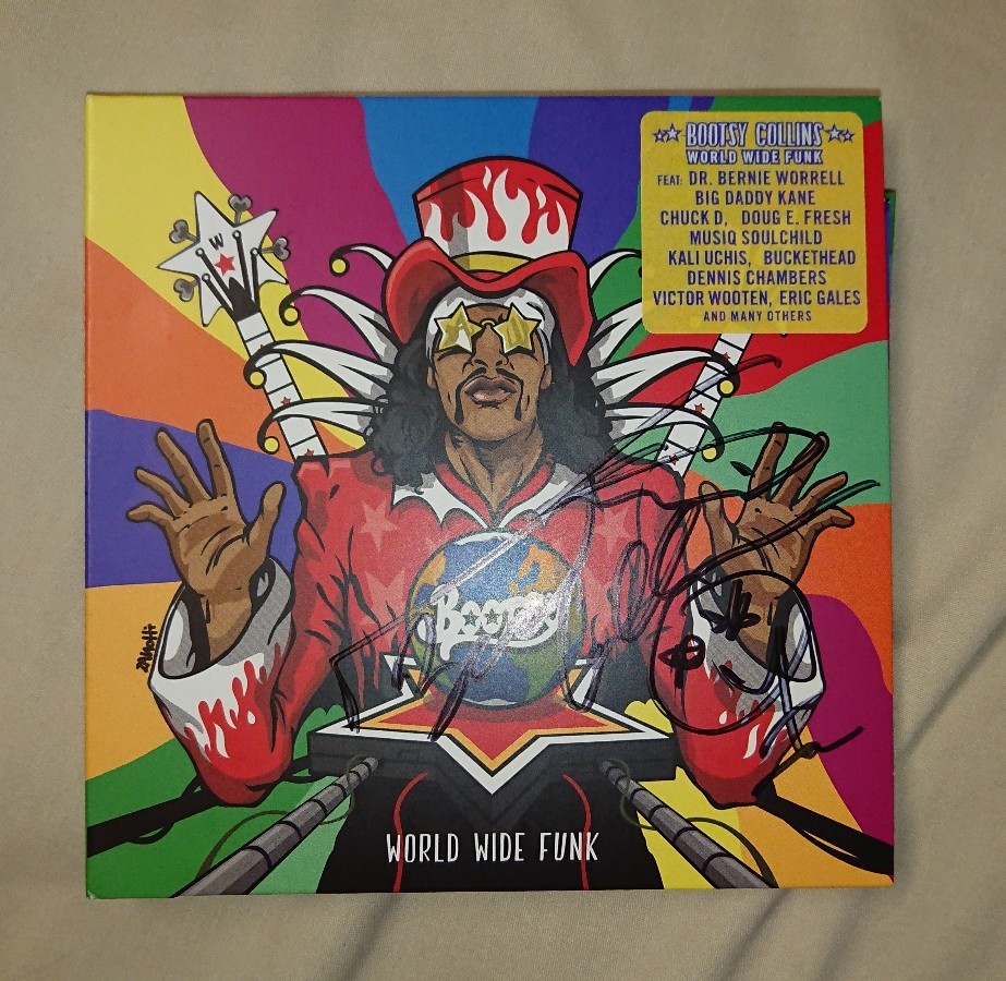 New Bootsy Collins World Wide Funk Signed CD Digipak Funk Music Autograph Rare 819873014751 eBay