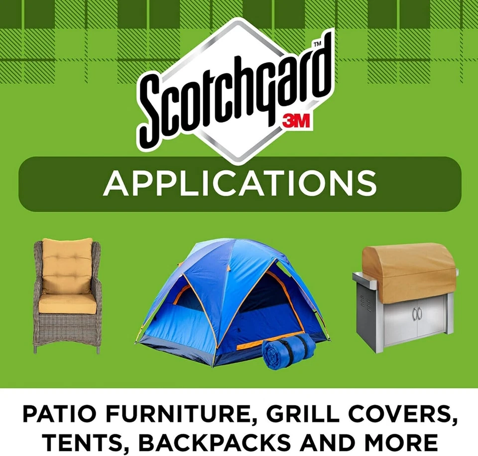 SCOTCH GUARD Water Repellent Spray 13 oz. Fabric Protector Outdoor Patio 1 Can - Image 3 of 4