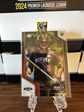 2024 Premier Lacrosse Leave PLL Mike Manley 20/25 Black Parallel