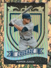 AARON JUDGE 2021 PANINI CRUSADE SILVER PRIZM CARD #13 MLB YANKEES
