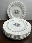 7-ROYAL DOULTON THE CHELSEA ROSE BONE CHINA BREAD PLATES-6 Inch