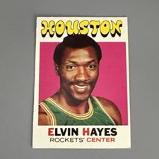Elvin Hayes 1971 Topps Rookie #120 - See Back Of Card. rookie card picture