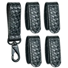 Duty Belt Keeper with Double Snaps(Set of 4) +1 Keeper with Stron