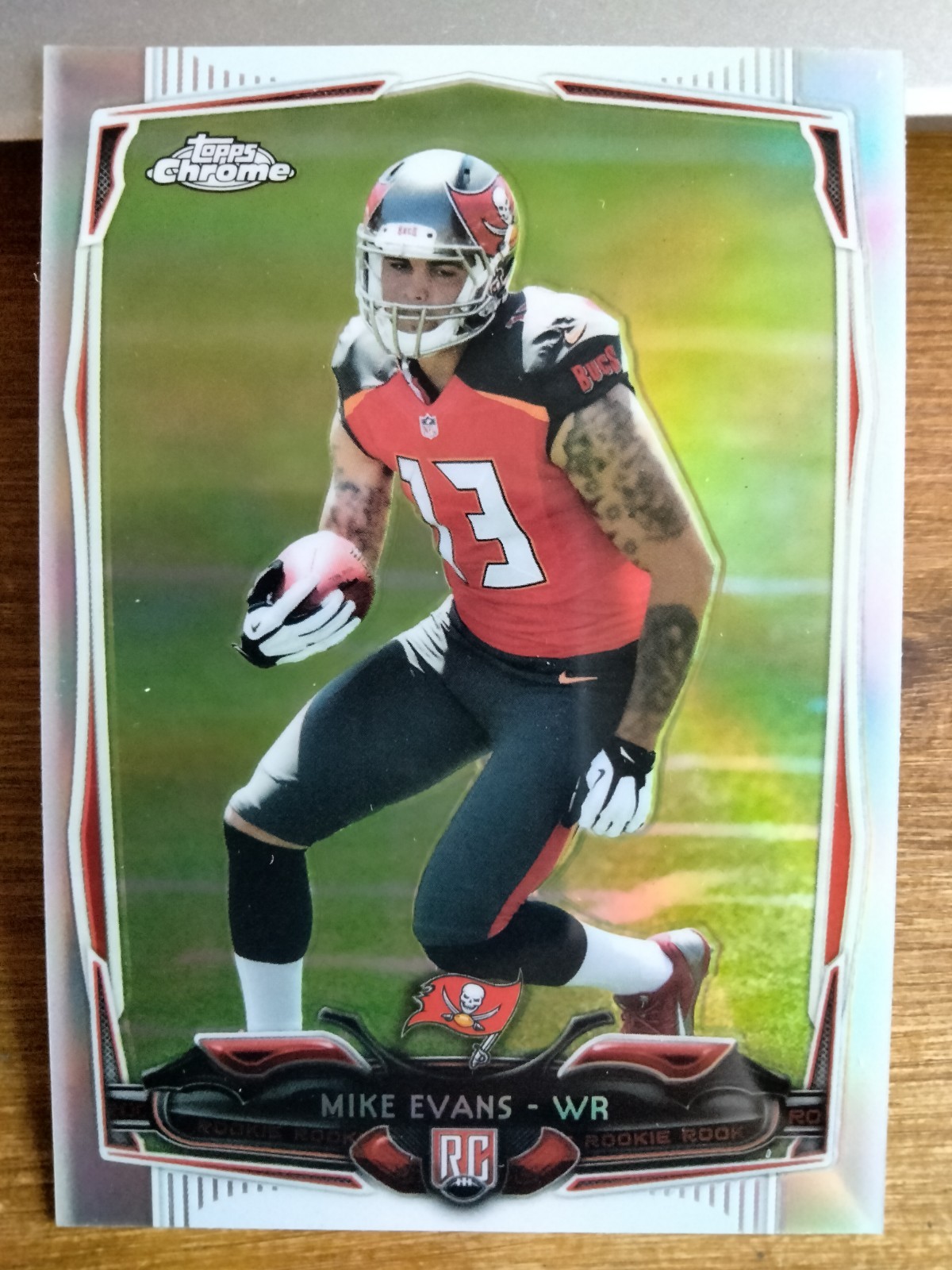 Mike Evans Topps Chrome #185 Refractor