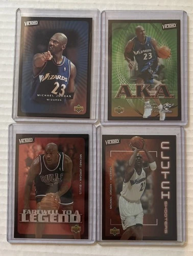 Michael Jordan 2003 Upper Deck Victory 4 Card Lot