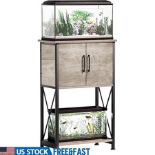 Aquarium Stand 5-10 Gallon Tanks W/ Storage Cabinet Sturdy Fish Tank Furniture