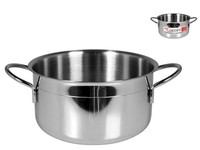 Casseruola Home Aus Edelstahl Ecopoint 2 Griffe Cm 24