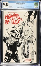 Howard The Duck #2 (2015) Asrar Run The Jewels Sketch Variant CGC 9.8 Y067