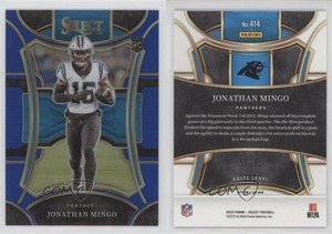 2023 Panini Select Suite Level Blue Prizm /99 Jonathan Mingo #414 Rookie RC
