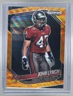 2025 Panini Prizm Black Football Orange Wave John Lynch #142