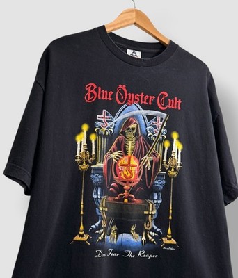 Vintage 90 s Blue Oyster Cult On Tour T-Shirt XL  Don t Fear The Reaper  AAA