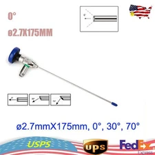 0/30/70 Carejoy Rigid Endoscope Arthroscope Nasal Sinuscope 2.7mmx175mm USA