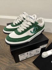 CHANEL sport Skater Sneaker Green Very NIB With Receipt