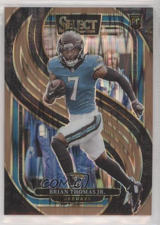 2024 Panini Select Premier Level Copper Shock Prizm /299 Brian Thomas Jr 0xw8