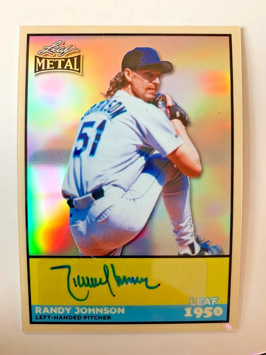 Leaf Randy Johnson Baseball Serial Numbered Sports Trading Cards