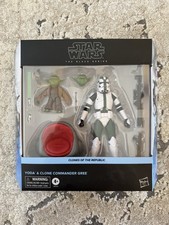 Star Wars Black Series Yoda and Clone Commander Gree 2-Pack Figure Set