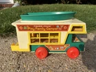 Vtg. 1973 Fisher-Price Little People #994 Camper Set Incomplete, Damaged, Used