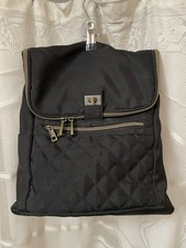 Zaino Travelon convertibile borsa a tracolla borsa nera trapuntata antifurto usato in ottime condizioni