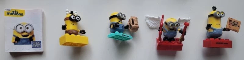 Mega Bloks Minions Despicable Me Mystery Mini Figures Series 3 + Valentine - Image 3 of 3