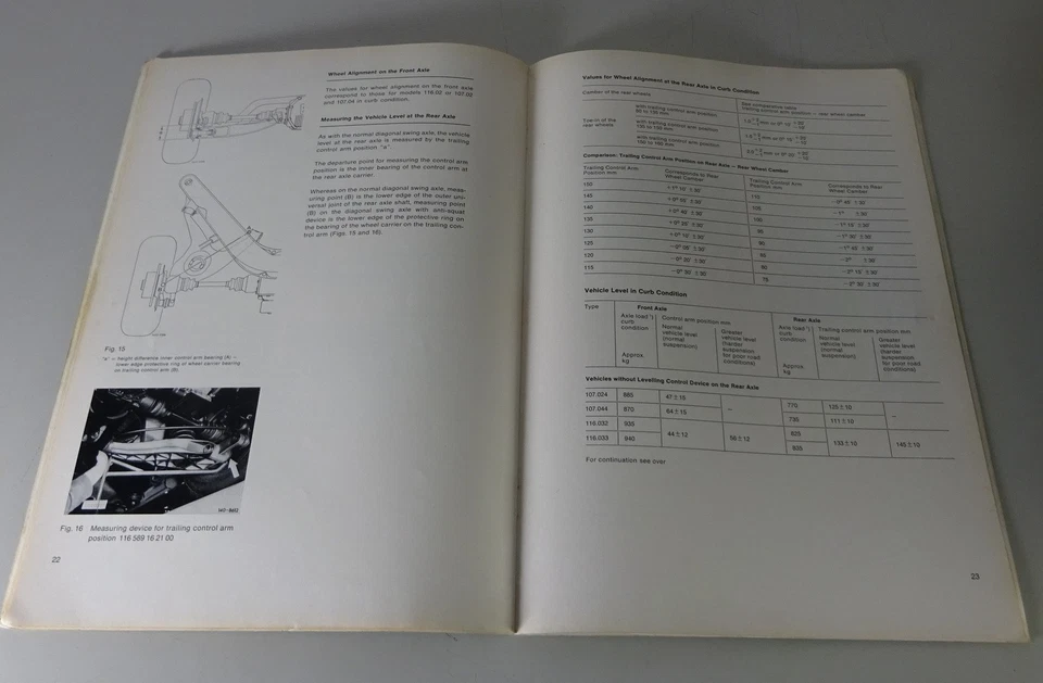 Manual De Taller Mercedes Motor M117 En W116 450 Se Sel Sl R107 C107 Slc 1973 - Imagen 4 de 4
