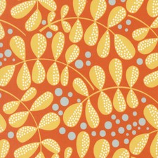 MODA - Balisong by Zen Chic - Fern Fiesta Florals - Papaya 1/4yd