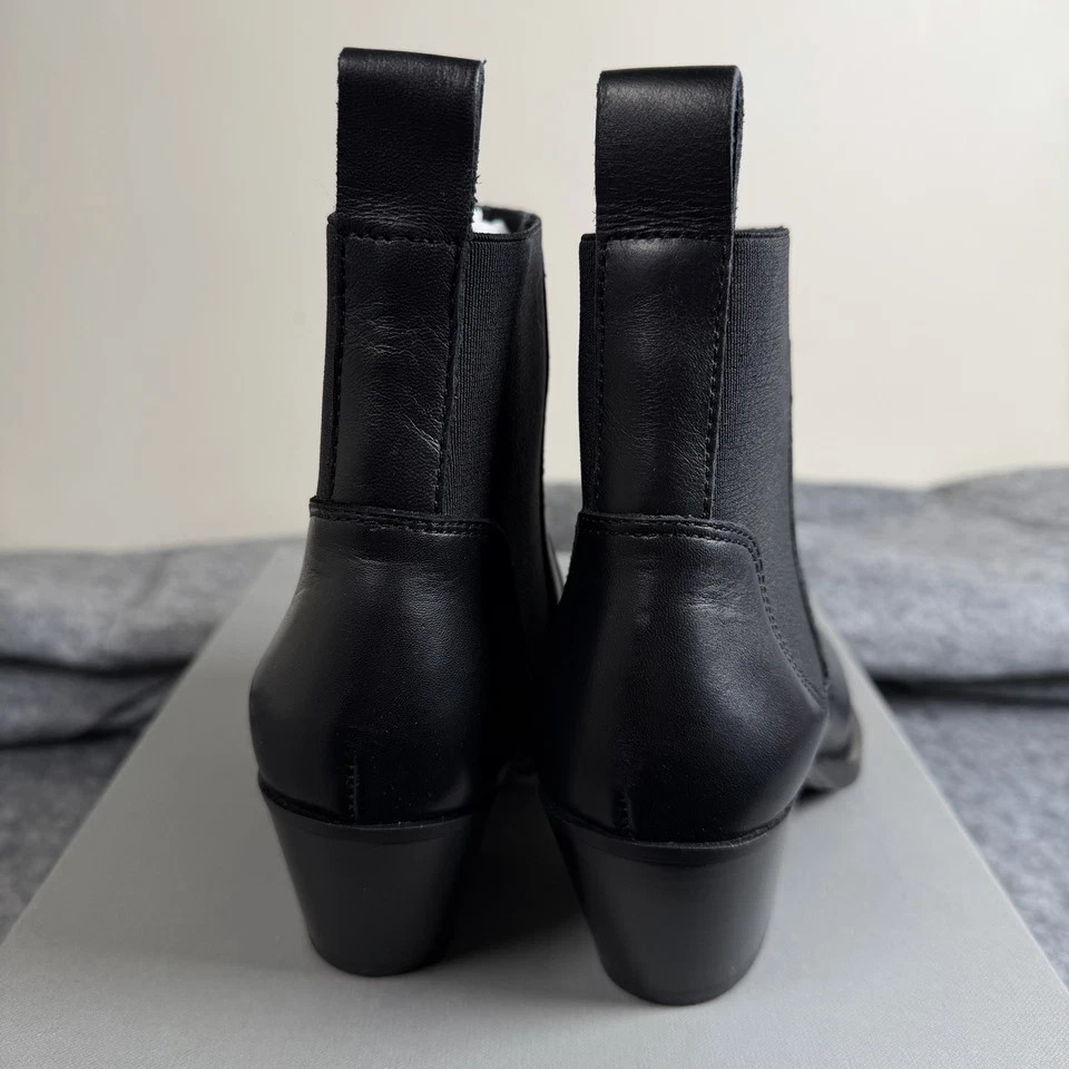 Everlane The Western Ankle Chelsea Heeled Boot Leather Women's 6.5 New $245 - Image 3 of 4