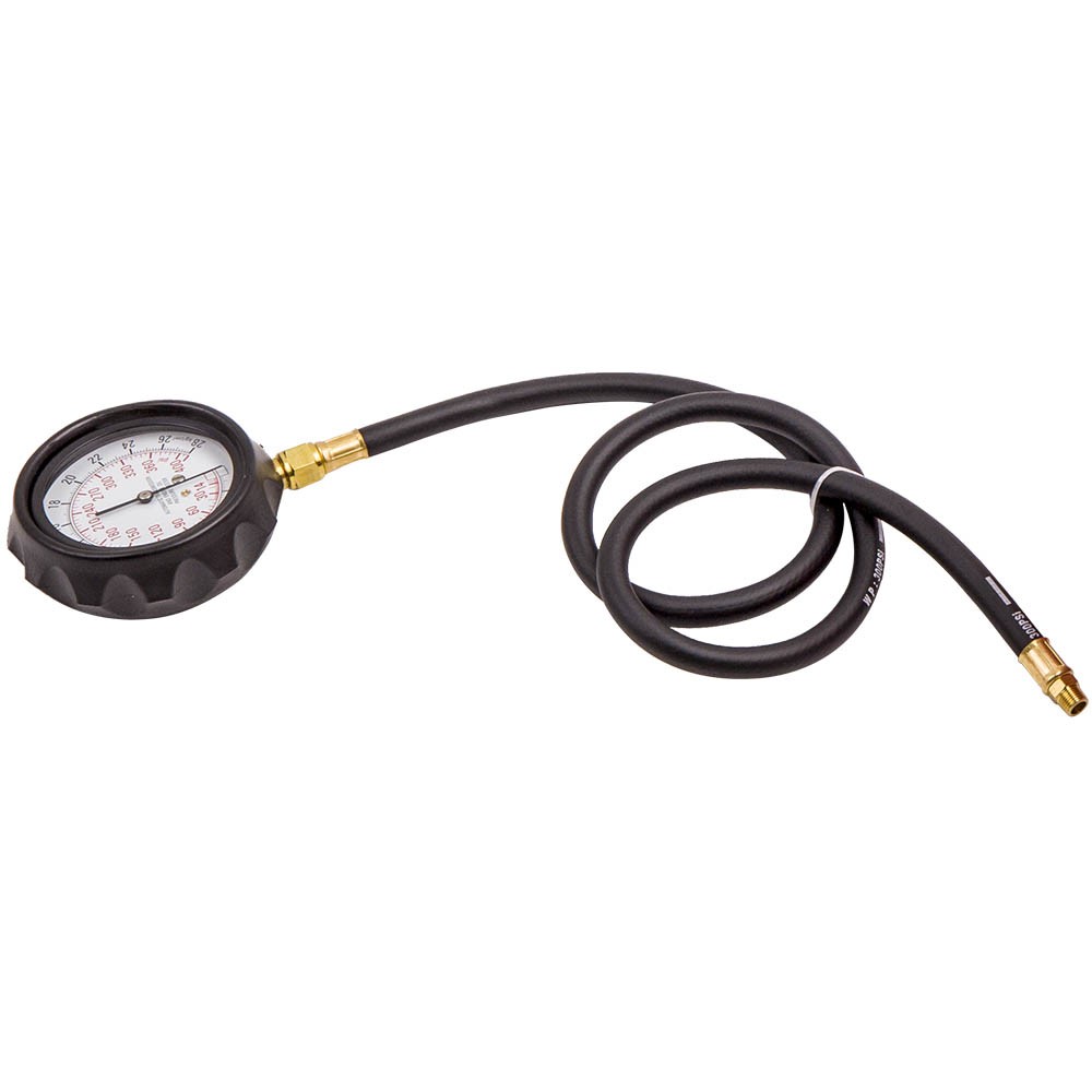 Engine Oil Pressure Tester Gauge Diagnostic Auto Trans Fittings Kit 500PSI