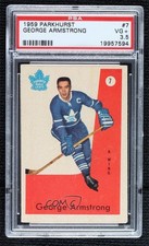 1959-60 Parkhurst George Armstrong #7 PSA 3.5 HOF 0ba9
