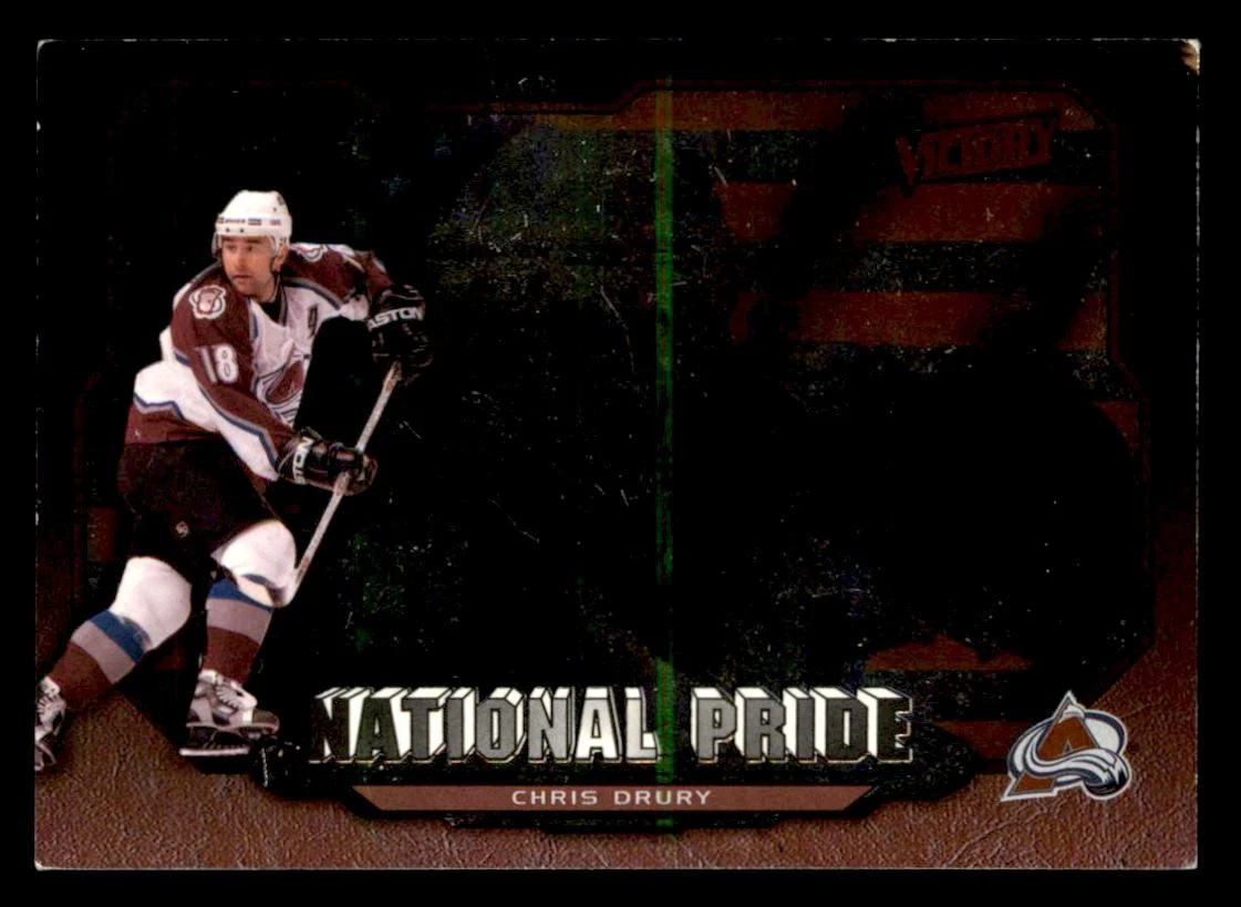 2002-03 Upper Deck Victory #NP53 Chris Drury National Pride Colorado Avalanch...