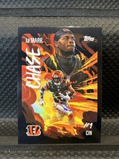 2025 Topps Chrome Football Ja'Marr Chase Ultra Violet UV-16 Case Hit SSP Bengals