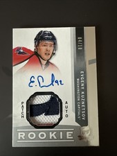 12T-EK ROOKIE AUTO PATCH 4/10 2018-19 The Cup  Evgeny Kuznetsov